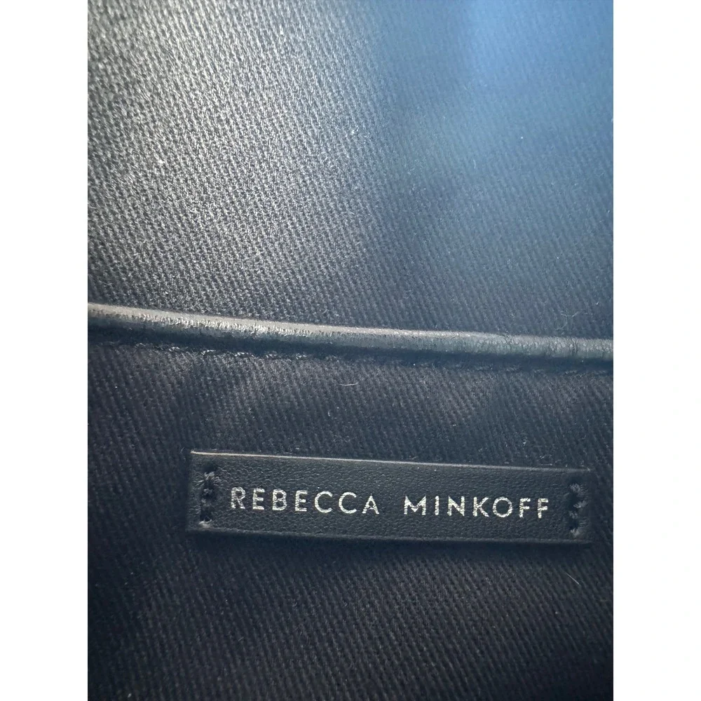 Western Boho Rebecca Minkoff Womens Small Crossbody Bag Cognac‎ Suede Whipstitch